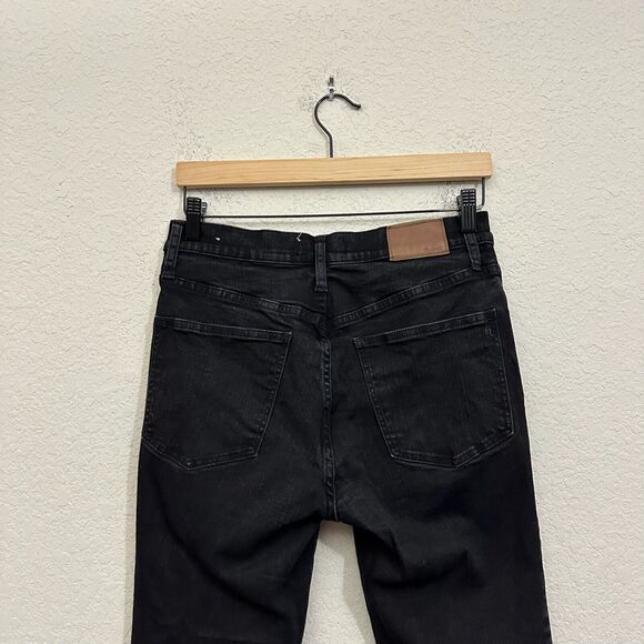 MADEWELL 9" High Riser Skinny Skinny Jeans #E0257 in Faded Black - Picture 6 of 13